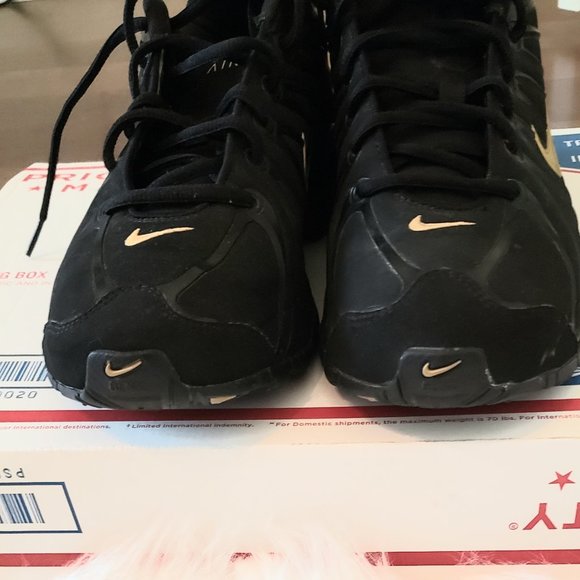 Nike | Shoes | Nike Air Torch Mens Black Gold | Poshmark